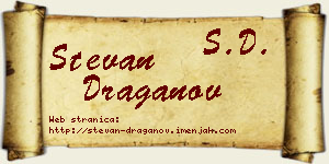 Stevan Draganov vizit kartica